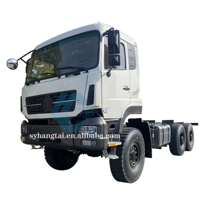 SKD รถบรรทุกขับเคลื่อน 6 ล้อ 330 แรงม้า ดีเซล 6x6 รถบรรทุกออฟโรด 25 ตันแชสซี