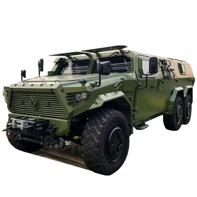 China Defend Bulletproof Custom Off Road รถทหาร 6x6 300hp Battlefield Equipment