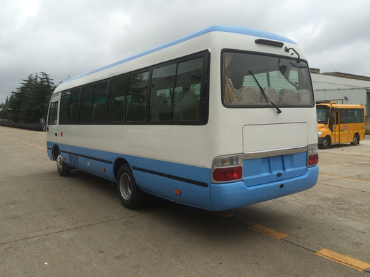 ดีเซล Coach Coaster Bus 30 ที่นั่ง รถตู้ 140hp เกียร์ธรรมดา แอร์ ตู้เย็น
