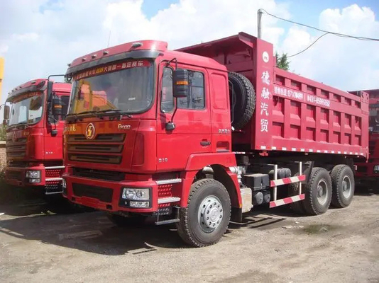 วิศวกรรมเหมืองแร่ 40Ton Heavy Dump Truck F3000 Shacman 6x4 Diesel Power 10MT เกรดสูงสุด 30%