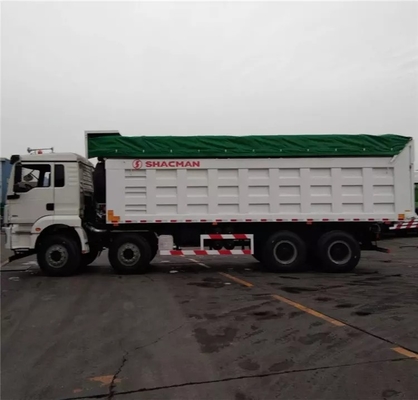ใหม่ Shacman 8x4 Heavy Dump Truck H3000 70ton ดีเซล 340hp Tipper Trucks 23 CBM