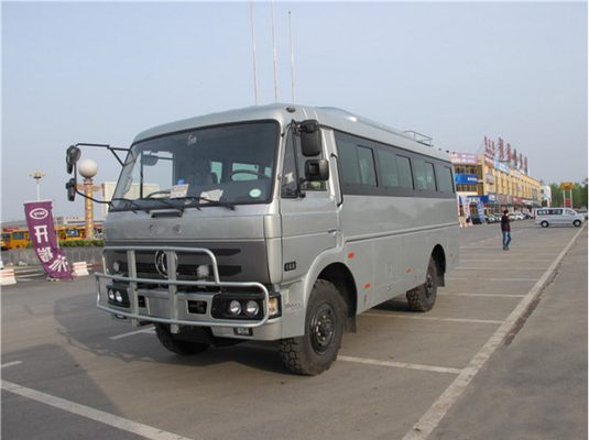Full Drive 4x4 Off Road Coach เครื่องยนต์ดีเซลคัมมินส์รถโค้ชออฟโรด 29 ที่นั่ง