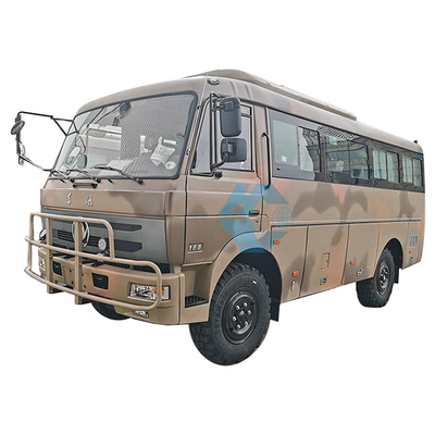 Dongfeng Off Road Vehicles 4x4 6x6 Off Road Bus 6.7m Body เกียร์ธรรมดา