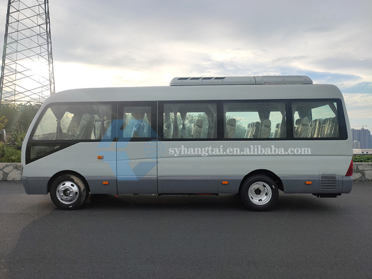 7m Coaster Buses การต้อนรับผู้โดยสารการขนส่งผู้โดยสาร 22 ที่นั่งรถยนต์ไฟฟ้าแบตเตอรี่