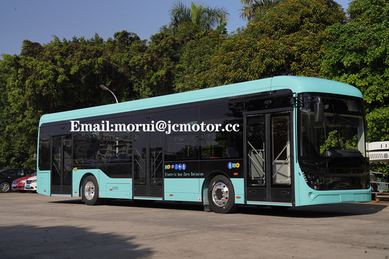Europe WVTA Certification Direct Drive Motor Electric City Bus 29 Seats Low Floor Wheelchair Area