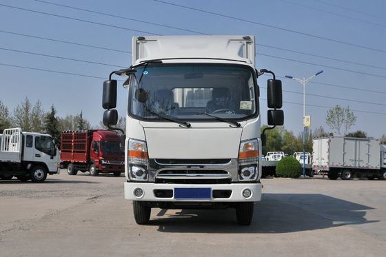 ใหม่ รถบรรทุกสินค้าพลังงานไฟฟ้าบริสุทธิ์ LHD RHD Drive 130kw Range 250km Hydraulic Brake