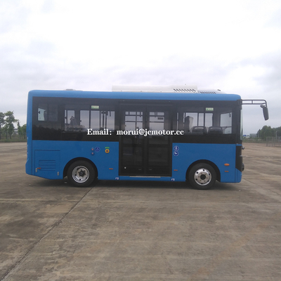12 ที่นั่ง Electric City Buses 6m Mini City Bus Pure Electric