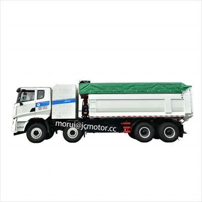OEM Customized FCV New Energy Hydrogen Electric Dump Truck 355KW เครื่องขับเคลื่อนมอเตอร์ 85km/H