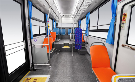 รถบัสสาธารณะไฟฟ้าขนาด 7 เมตร ZEV ที่ได้รับการปรับแต่ง 22 ที่นั่ง เต็มภาระ 250 กม.