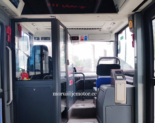 OEM 6m BEV รถบัสเมืองขนาดเล็กไฟฟ้า การขนส่งผู้โดยสารเมือง เต็มภาระ 200 กม.