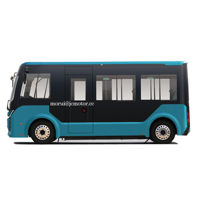 OEM 6m BEV รถบัสเมืองขนาดเล็กไฟฟ้า การขนส่งผู้โดยสารเมือง เต็มภาระ 200 กม.