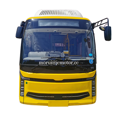 OEM 7.7m BEV RHD รถบัสเมืองไฟฟ้า ขวาขับขี่ การขนส่งผู้โดยสารเมือง เต็มภาระ 200 กม.