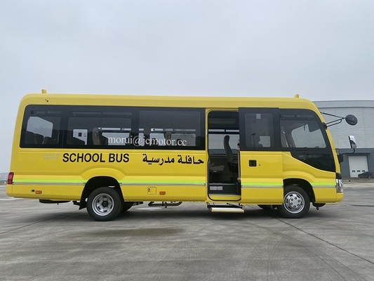เครื่องขนส่งรถยนต์นักเรียน 7 เมตร Iveco เครื่องขนรถยนต์ไดเซล 100kw