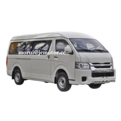 ปรับปรุง 4.9m HIACE รุ่น 15 ที่นั่งแท็กซี่ มินิบัส การขนส่งผู้โดยสารเมือง รถบรรทุกเครื่องยนต์เบนซิน