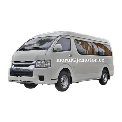 ปรับปรุง 4.9m HIACE รุ่น 15 ที่นั่งแท็กซี่ มินิบัส การขนส่งผู้โดยสารเมือง รถบรรทุกเครื่องยนต์เบนซิน