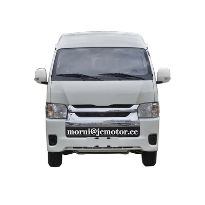 ปรับปรุง 4.9m HIACE รุ่น 15 ที่นั่งแท็กซี่ มินิบัส การขนส่งผู้โดยสารเมือง รถบรรทุกเครื่องยนต์เบนซิน