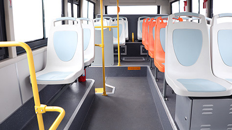 22 ที่นั่ง Luxury Electric City Bus ระยะทาง 300 - 440KM ความเร็วสูงสุด 69Km/h