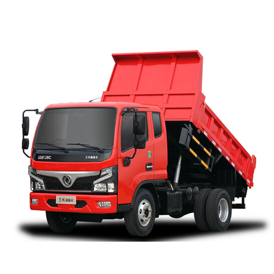 Euro 4 DONGFENG Tipper Truck เครื่องยนต์ YUCHAI พวงมาลัยซ้าย 3.7m