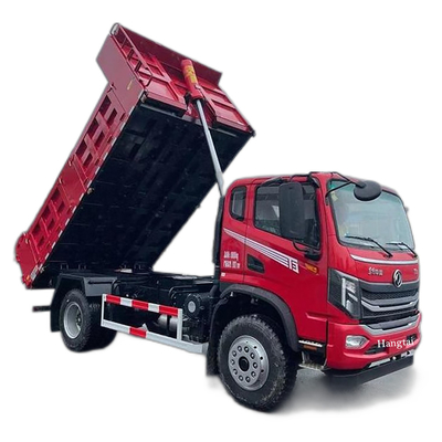 GVW 165HP รถบรรทุกเครื่องยนต์ดีเซล Tipper 4x2 18 Ton Dump Truck ฐานล้อ 3550mm