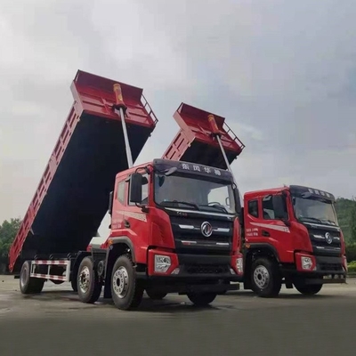 DONGFENG 6x2 Heavy Dump Truck 4.5 - 5.8M Cargo Box 16000kg Load Capacity