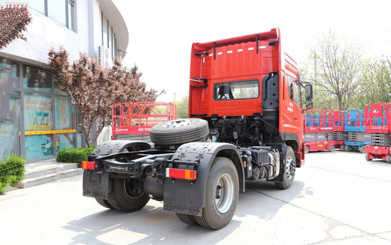 35 Ton Dongfeng รถบรรทุกหัวลาก 4x2 350HP รถลากจูงสำหรับการขนส่งทางท่าเรือ