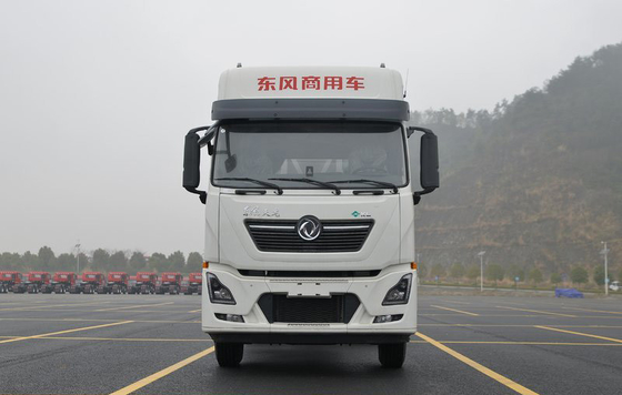 การขนส่งสินค้า LNG CNG รถพ่วงรถแทรกเตอร์ 500HP เครื่องยนต์ลากมวล 32.4 ตัน