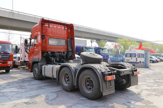 6x4 Dongfeng รถบรรทุกพ่วงน้ำหนัก 40 ตัน 400hp ดีเซล Power
