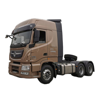 DONGFENG 600hp รถบรรทุกรถแทรกเตอร์ดีเซลมาตรฐาน ESC ABS LDWS FCWS