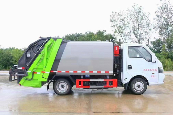 รถบรรทุกขยะมูลฝอยเทศบาล Dongfeng 70kw 95hp Euro 6 Emission