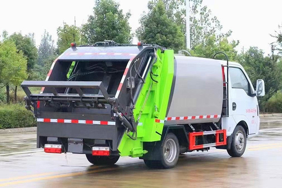 รถบรรทุกขยะมูลฝอยเทศบาล Dongfeng 70kw 95hp Euro 6 Emission