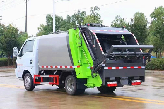 รถบรรทุกขยะมูลฝอยเทศบาล Dongfeng 70kw 95hp Euro 6 Emission