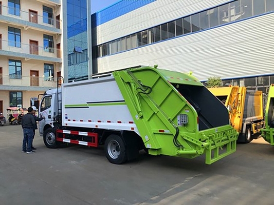 DongFeng Single Cab รถบรรทุกสุขาภิบาลเทศบาล 165hp Left Hand 4x2 Drive