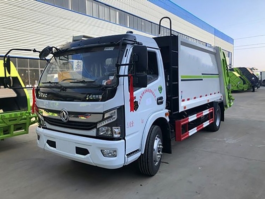 DongFeng Single Cab รถบรรทุกสุขาภิบาลเทศบาล 165hp Left Hand 4x2 Drive
