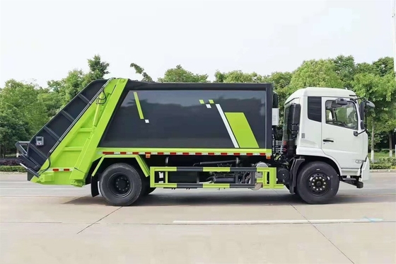 รถเก็บขยะขนาดกลาง 210 HP 14 Cbm ความจุในการโหลด 7500KG