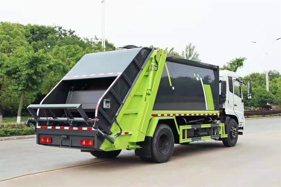 รถเก็บขยะขนาดกลาง 210 HP 14 Cbm ความจุในการโหลด 7500KG