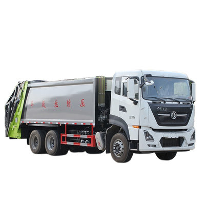 รถบรรทุกสุขาภิบาลเทศบาลขนาด 6x4 หนัก 18 Cbm Truck 10Ton Refuse Collection Vehicles