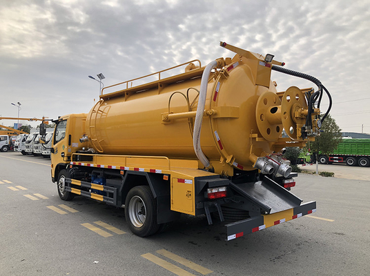 Dongfeng ดูดสิ่งปฏิกูลรถบรรทุกสุขาภิบาลเทศบาล 9.5 Cbm 4 Ton Payload