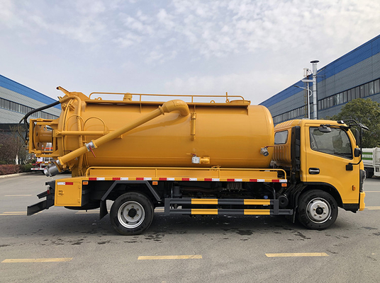 Dongfeng ดูดสิ่งปฏิกูลรถบรรทุกสุขาภิบาลเทศบาล 9.5 Cbm 4 Ton Payload