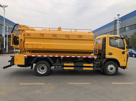 รถดูดสุขาภิบาลเทศบาล 165hp 10 Cbm Tank Euro 6 Emission