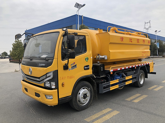 รถดูดสุขาภิบาลเทศบาล 165hp 10 Cbm Tank Euro 6 Emission
