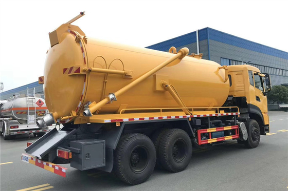 รถสุขาภิบาลเทศบาล 18 Cbm 25 ตัน 11870KG 9m รถดูดสิ่งปฏิกูล