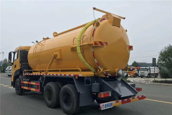รถสุขาภิบาลเทศบาล 18 Cbm 25 ตัน 11870KG 9m รถดูดสิ่งปฏิกูล