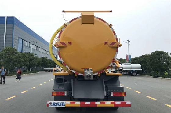 รถสุขาภิบาลเทศบาล 18 Cbm 25 ตัน 11870KG 9m รถดูดสิ่งปฏิกูล