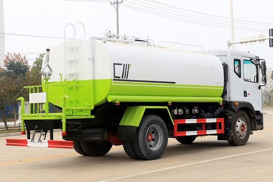 สปริงเกลอร์น้ำขนาดกลางรถบรรทุกสุขาภิบาลฐานล้อ 4500mm GVW 18Ton 13Cbm