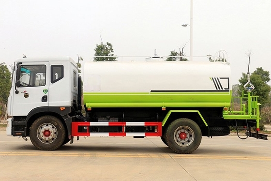 สปริงเกลอร์น้ำขนาดกลางรถบรรทุกสุขาภิบาลฐานล้อ 4500mm GVW 18Ton 13Cbm