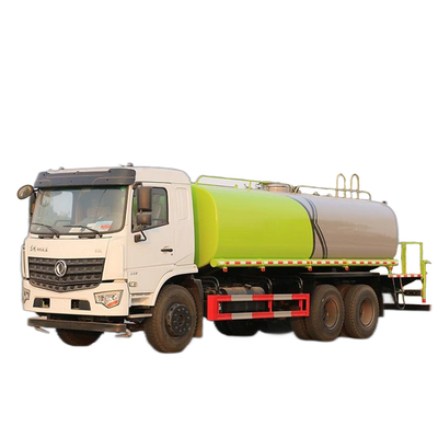 รถบรรทุกรดน้ำถนนเพลาท้ายคู่สำหรับงานหนัก 6x4 16 Cbm 14470kg Tank