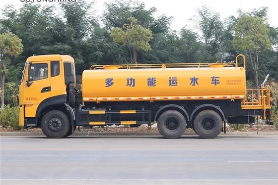 รถบรรทุกสุขาภิบาลเทศบาลขนาด 6x4 290 แรงม้าหนัก 9MT 20cbm Sprinkler Vehicle