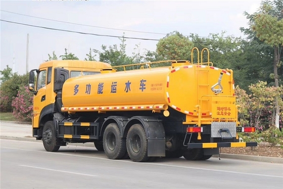 รถบรรทุกสุขาภิบาลเทศบาลขนาด 6x4 290 แรงม้าหนัก 9MT 20cbm Sprinkler Vehicle