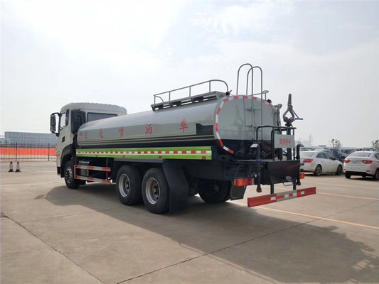 เทศบาล DONGFENG รถบรรทุกน้ำรถบรรทุกถัง 6x4 290 HP สำหรับความบริสุทธิ์ในเมือง