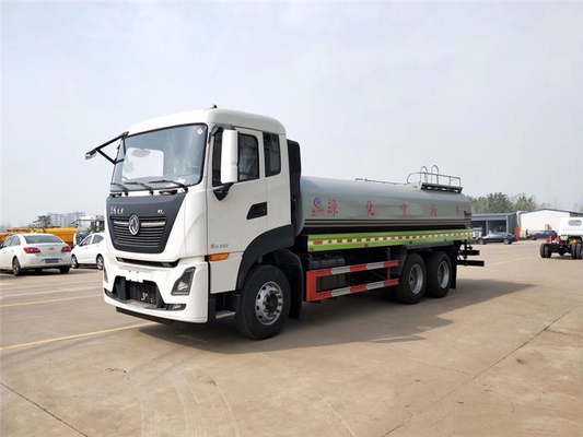 เทศบาล DONGFENG รถบรรทุกน้ำรถบรรทุกถัง 6x4 290 HP สำหรับความบริสุทธิ์ในเมือง